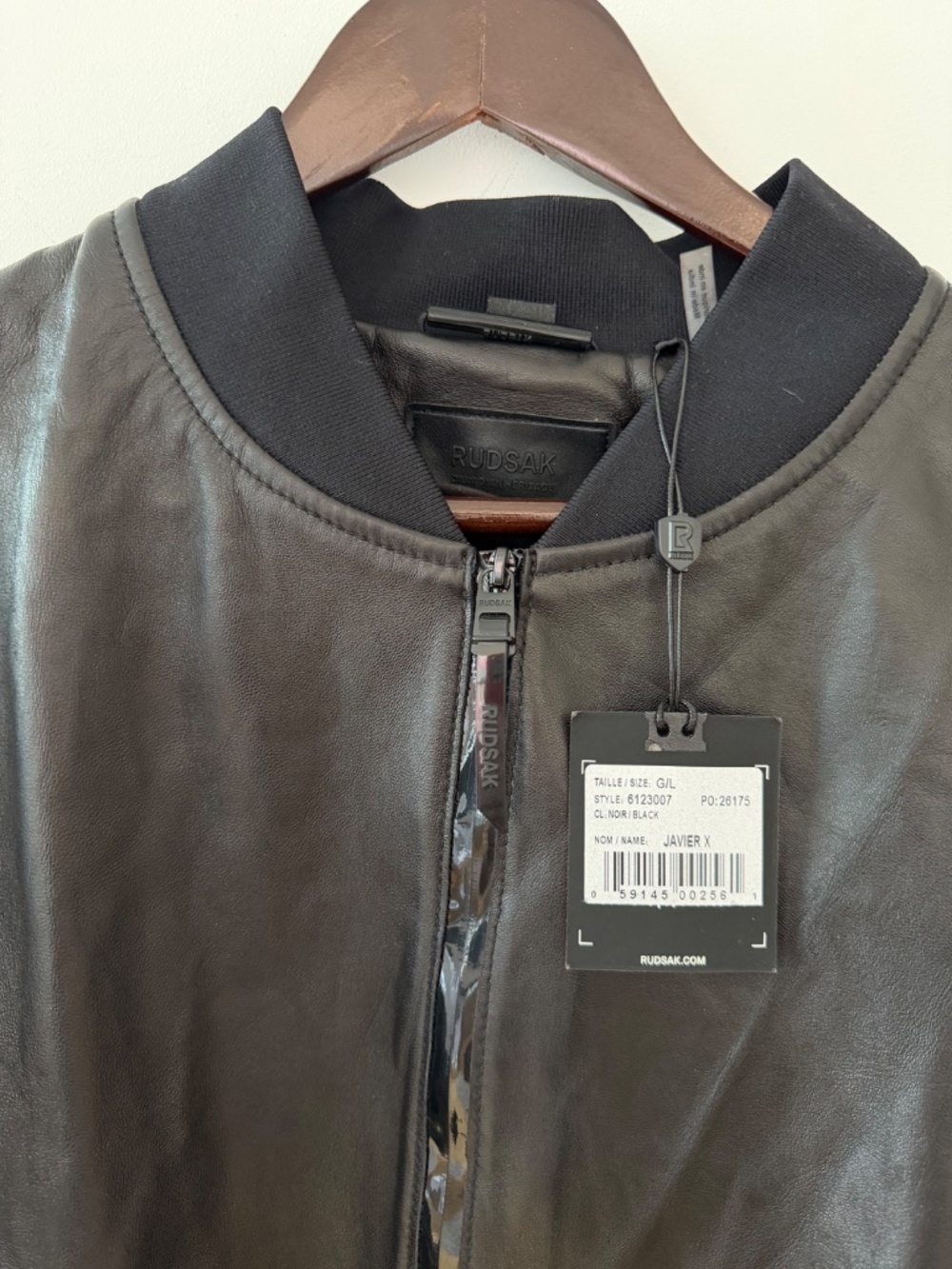 New With Tags Black Leather Rudsak Jacket - Picture 2 of 3
